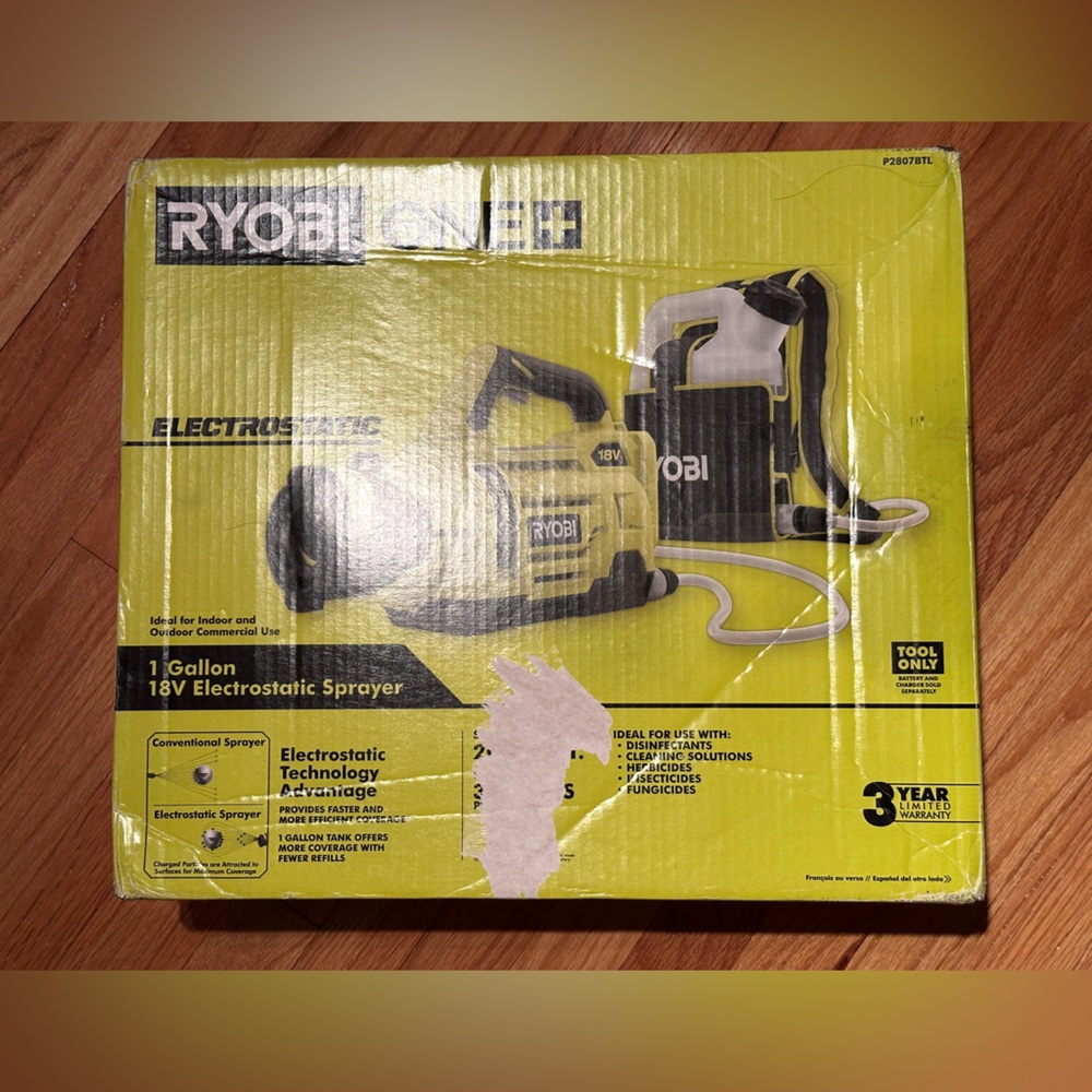 Ryobi 18V Electric Sprayer NEW in Box - Picture 3 of 5